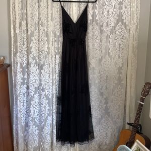Galina Signature David’s Bridal Black dress size 10